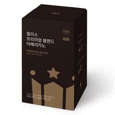 할리스 프리미엄 블렌드 아메리카노 미니, 1g, 100개입, 1개