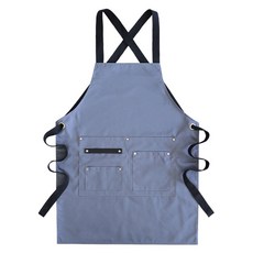 페이퍼먼츠 비첼라 심플 바리스타 앞치마 00163, 블루, 1개