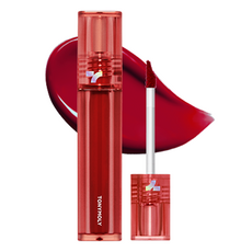 TONYMOLY 完美耀眼唇釉, 06 Red Shocking, 4g, 1支