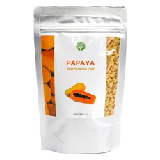 큐브형 동결건조 파파야, 15g, 1개