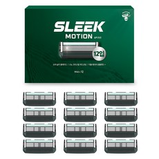 DORCO Slick Motion刮鬍刀片, 1個, 12入