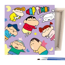 iLovePainting 如何畫蠟筆小新DIY繪畫, 1個, 蠟筆小新的午睡時間