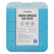 브리즈문 스노우 브리즈 빙점하 아이스팩 영하 16도, 블루, 1200ml