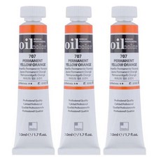 ShinHanart 專業油畫顏料管永久黃橙色3p, 50ml, 1 種顏色