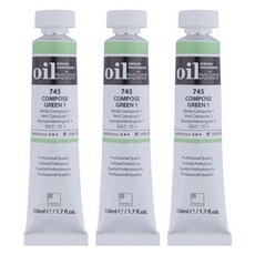 ShinHanart 專家油畫管間隙構成綠色 1 3p, 50ml, 1 種顏色