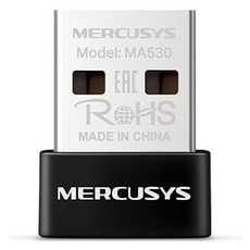 머큐시스 Mercusys 블루투스 5.3 나노 USB 어댑터, 블랙, 1개, MA530