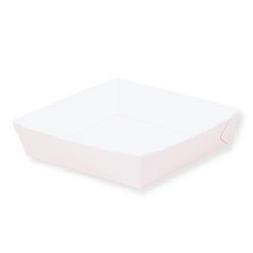 제이팩토리 다용도 종이트레이 8.5 x 8.5 x 2.5 cm, 백색, 100개