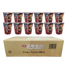 레드 돈코츠향 라멘 74g, 12개