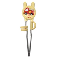 kitchen U Vroom Vroom Stage 1 幼兒筷子, 淡黃色, 1個