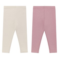 코니바이에린 아동용 모달 엑스트라웜 기모 레깅스 2종 세트