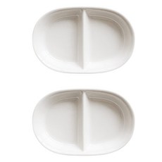아메리칸로드 무니 세라믹 다용도 나눔 소스종지 RK2250, 화이트, 2개