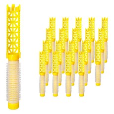 Greiger 根燙髮棒 Gurf 20p 套裝 M, 1組, 黃色