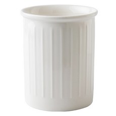 아메리칸로드 빈티지 클래식 도자기 수저통 RK2263, 아이보리, 1개