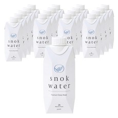 스녹 워터 종이팩 해양심층수, 18개, 330ml
