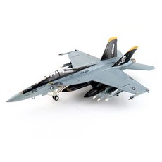 HOBBY MASTER 複製品超級大黃蜂USS 2023戰鬥機模型 灰色 1:72 F/A-18F, 1個