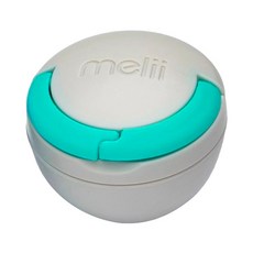 melii 安撫奶嘴盒-灰藍，方便取用和清潔，讓奶嘴始終在身邊, 1個, 灰藍色