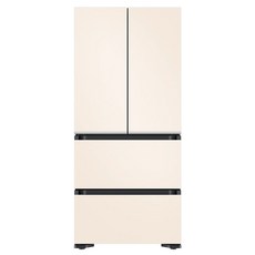 삼성전자 BESPOKE 김치플러스 4도어 490L 스탠드형 김치냉장고 방문설치, 매트 크리미 베이지, RQ49C90X24E