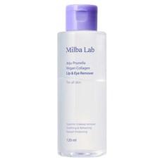 [비건뷰티] 밀바랩 제주 프루넬라 콜라겐 립앤아이 리무버, 120ml, 1개 1개, 120ml
