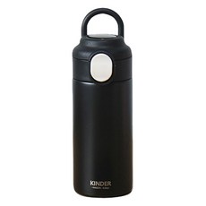 푸코 킨더 원터치 손잡이 텀블러, BLACK, 1개, 320ml BLACK, 1개, 320ml