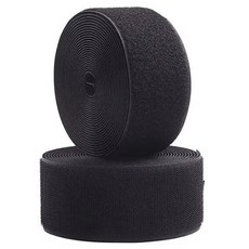 ender 堅固的大型魔鬼氈魔鬼氈膠帶 黑色 雌雄 5cm*1m, 1組