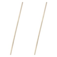 월드크린 고급 나무 봉 자루 120cm, 2개