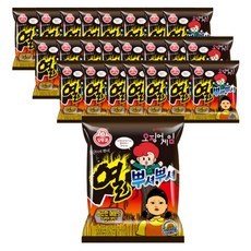 오뚜기 열 뿌셔뿌셔 라면과자 화끈한 매운맛, 24개, 90g
