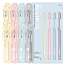 플루 에센셜 스탠다드 칫솔, 8개입, 1세트