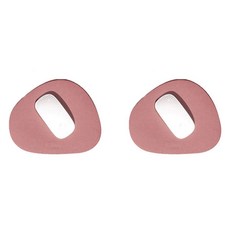 리브리카 조약돌 모양 마우스 패드, 베이비핑크, 2개