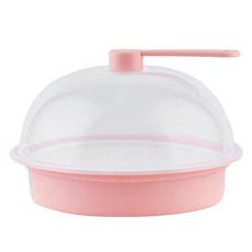 생활백과 전자레인지 찜기, 핑크, 1개