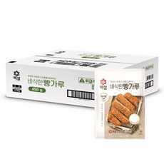 백설 빵가루, 450g, 16개