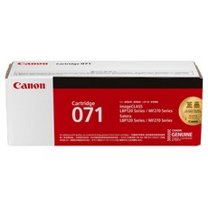 캐논 cartridge 071 정품 토너, 1개, Black
