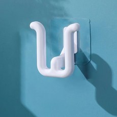 몰투유 실내화 욕실화 슬리퍼 걸이 후크, 화이트, 4개 화이트, 4개
