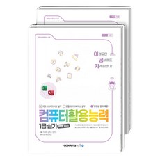 이공자 컴퓨터활용능력 1급 실기 세트 전 2권, 이상미, 아카데미소프트