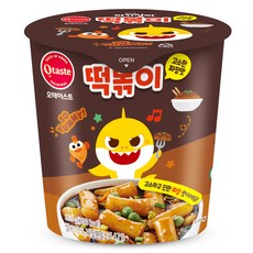 오테이스트 핑크퐁 아기상어 떡볶이 고소한 짜장맛, 116g, 1개