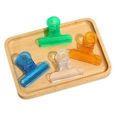 원스타일 투명 다용도 클립 랜덤발송, 2개, 12개입, 63mm 2개, 12개입, 63mm