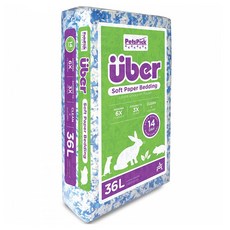 펫츠픽 소동물 소프트 종이 베딩 흰색+파랑, 1개, 36L