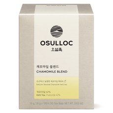 OSULLOC 洋甘菊風味茶, 1.8g, 10包, 1盒