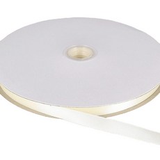 조이파티 공단 리본끈 10mm, 크림화이트, 91m, 1개 크림화이트, 1개, 91m