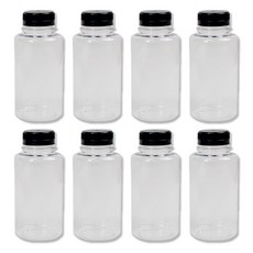 아이엔피 35파이 원형 쥬스병 12.5 x 5.8 cm, 250ml, 8개 250ml, 8개