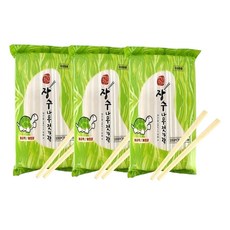 백양목 장수 나무젓가락 20cm, 3개, 100개입