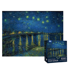 Redielo 名畫拼圖, 羅納河上的星夜, 1000件, 1個