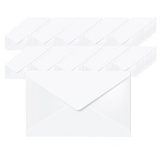 문구마을 엽서 카드봉투 대 135 x 195 mm, 화이트, 100개
