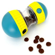 Poo Town狗狗貓咪零食飼料碗嗅覺訓練花生玩具, 黃色混合, 1個