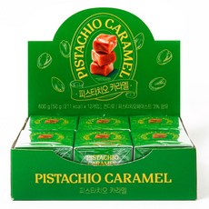 피스타치오 카라멜, 12개, 50g