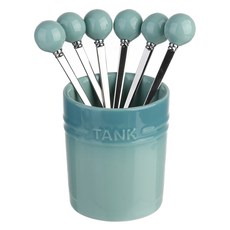 플라라 그라데이션 티포크 세트, 1세트, 그린 1세트, 그린