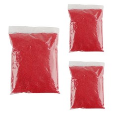 Uniart 彩色沙子 500g, 紅色的, 3個