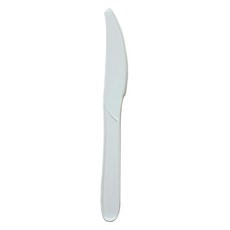 생활을그리다 벌크포장 나이프 16.8cm 화이트, 1개, 100개입