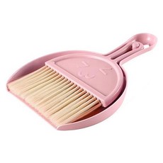 디페이브 베이직 빗자루 + 쓰레받기 세트, 1세트, 핑크