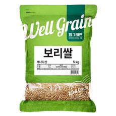 웰그레인 캐나다산 보리쌀, 5kg, 1개