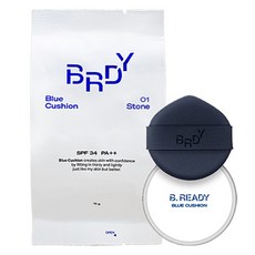 B. READY 男士氣墊粉餅補充包 15g, 1個, 01 Stone